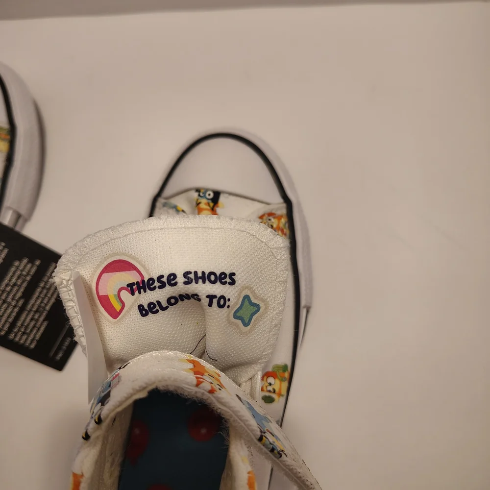 Converse Kids High-Top Sneakers - White with Colorful Print